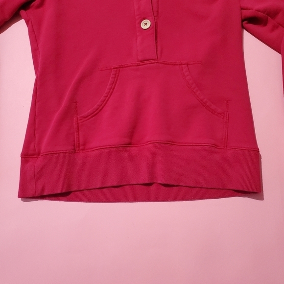Columbia Magenta Pink Kangaroo Hoodie Jacket Fall Outdoor Preppy Bright - Picture 3 of 6